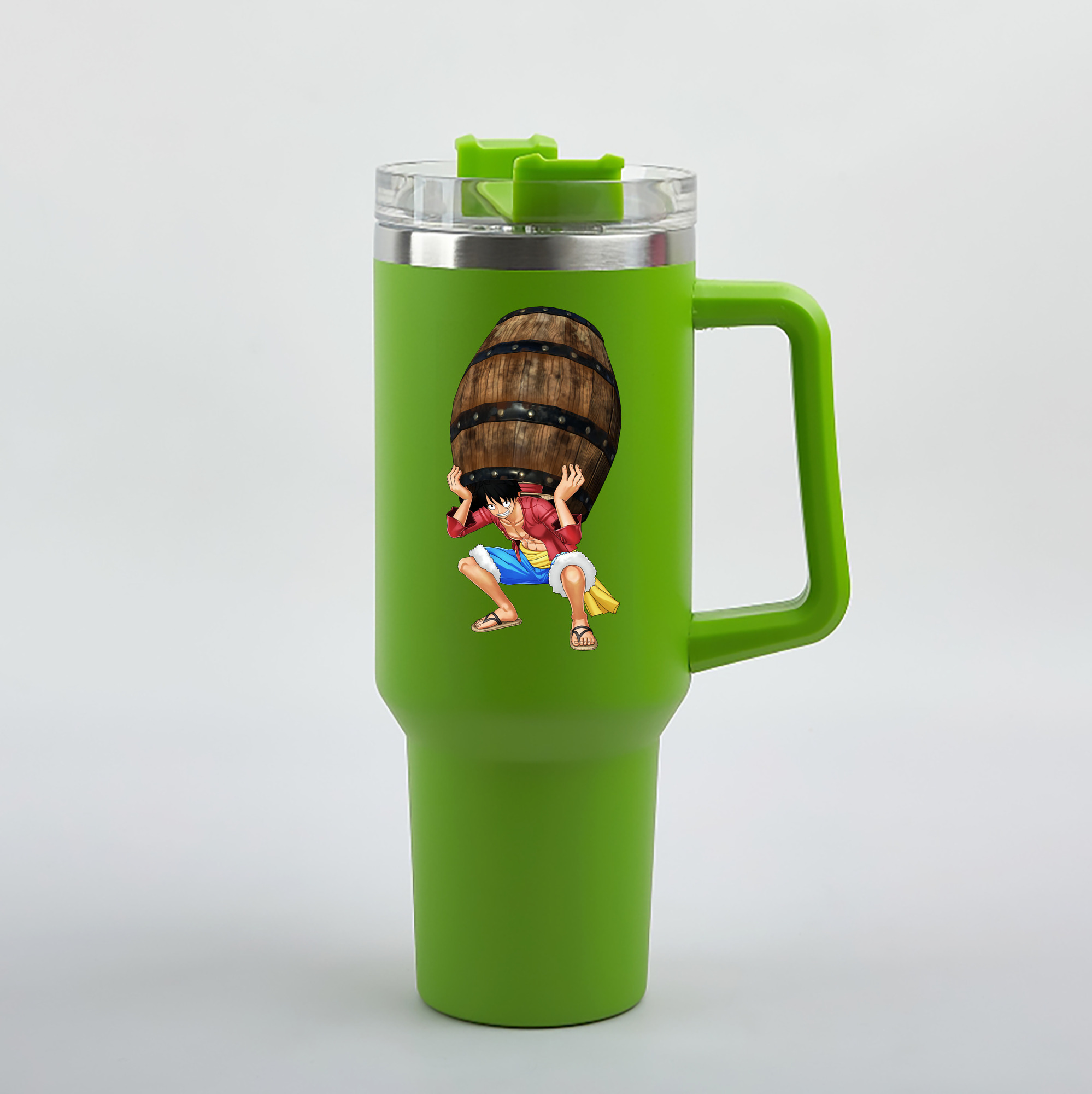 ワンピース モンキー・D・ルフィ ONE PIECE Monkey D. Luffy 1200mL車用タンブラー（カラープリント）